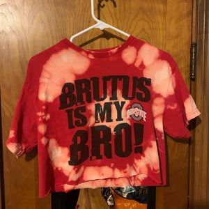 Osu bleach dyed crop top